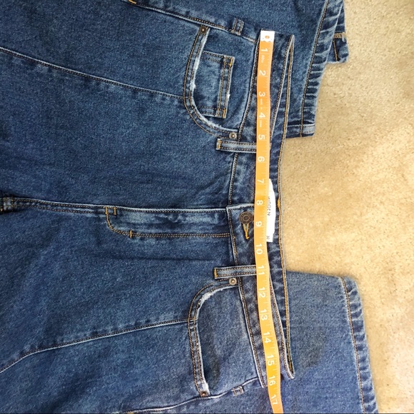Hidden split hem front seam mom jeans - Picture 3 of 7